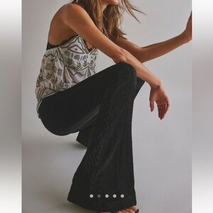 Free People Black Flare Pants